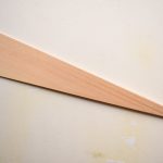 60 mm wood palette knife for traditional, lacquer based kintsugi