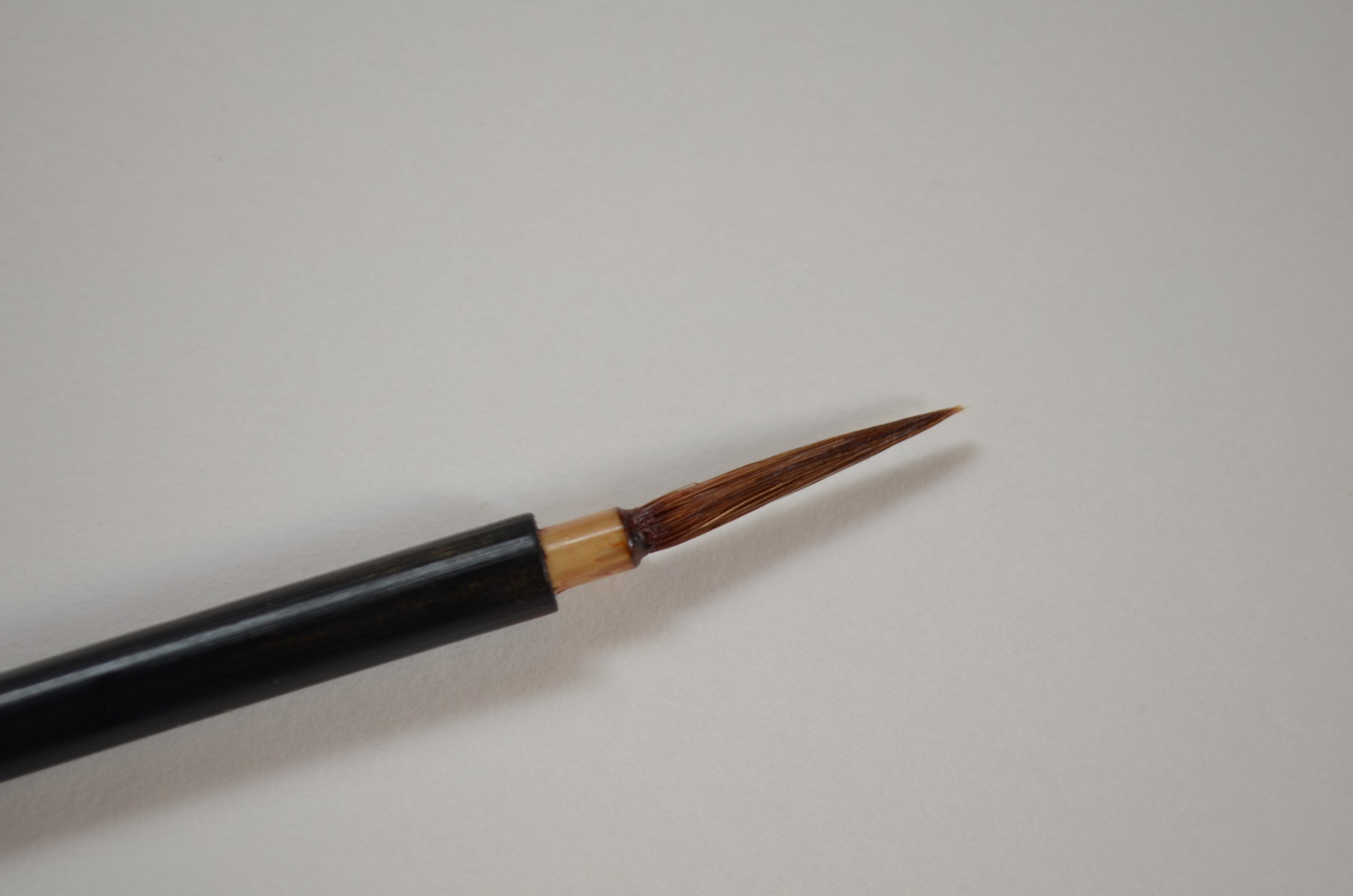 traditional, lacquer based kintsugi, medium brush