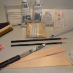 Natural lacquer sets of materials for kintsugi
