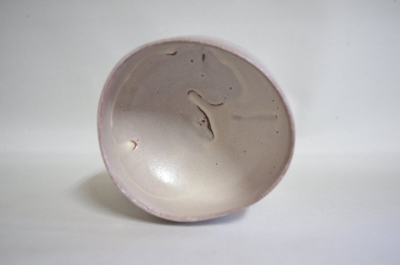 Ash glazed bowl 4612, real gold, kintsugi repair - Image 3