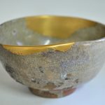 Karatsu bowl 6084, Momoyama period,  kintsugi repair kintsugi yobitsugi