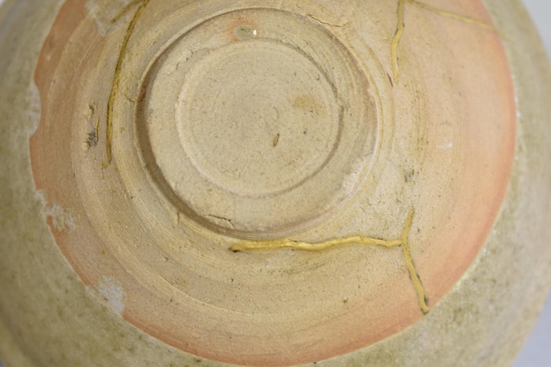 Ko Seto bowl 6136, kintsugi repair kintsugi Kamakura period - Image 2